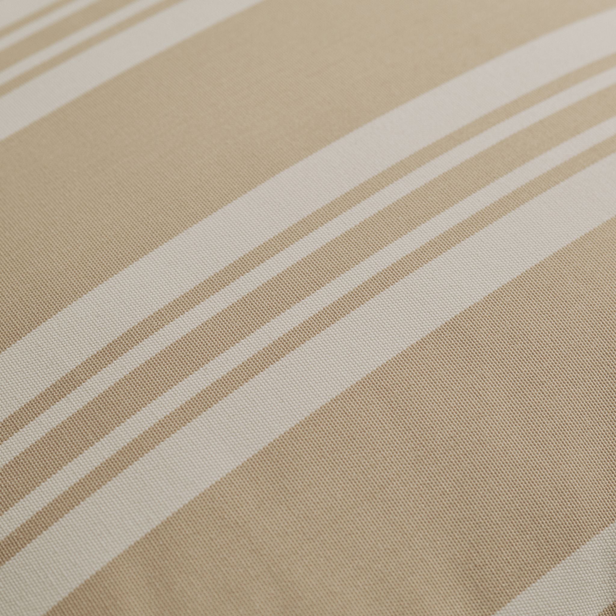 Udendørspude 50x50 - Beige stribet