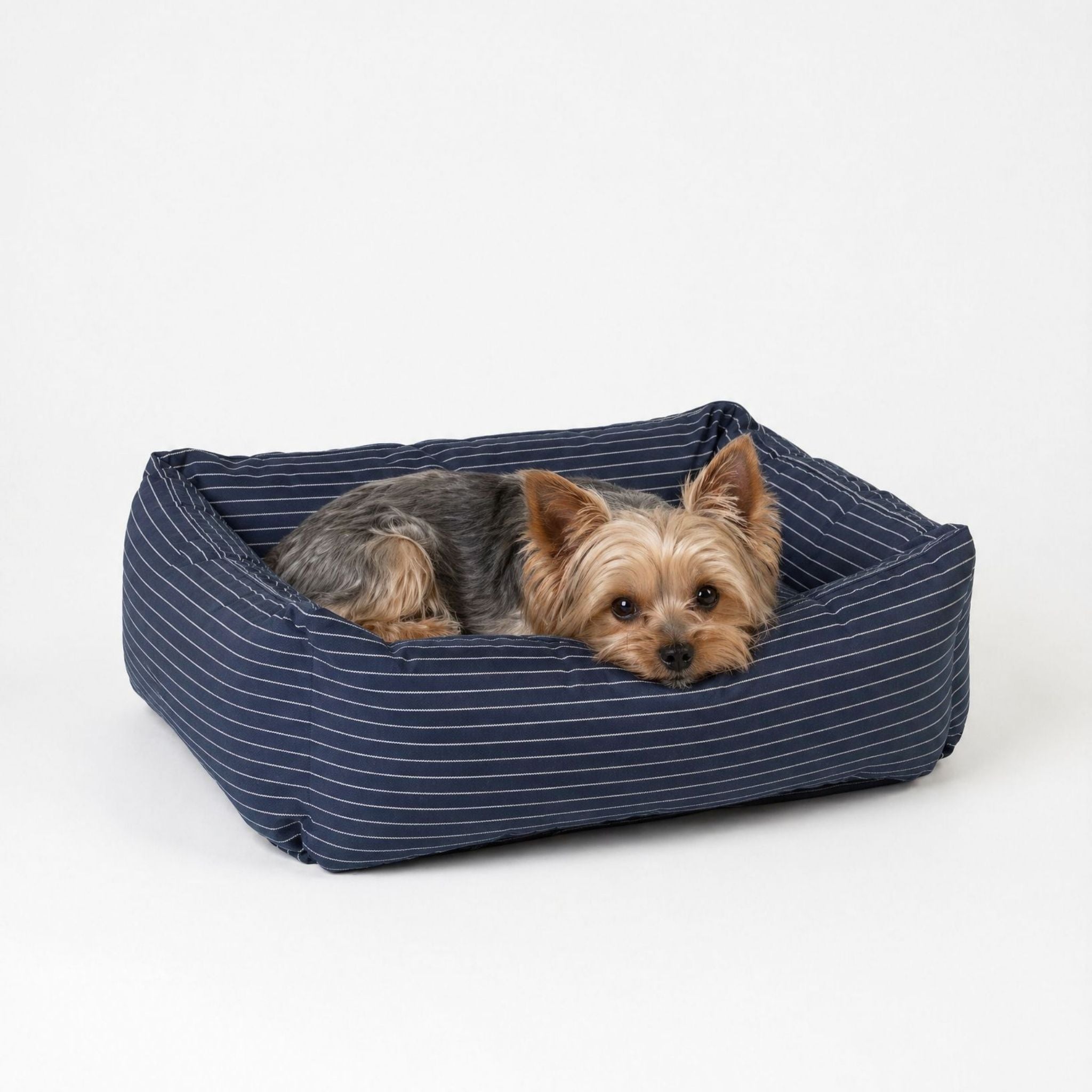 Hundeseng Navy pinstripe X-Small - 50x45