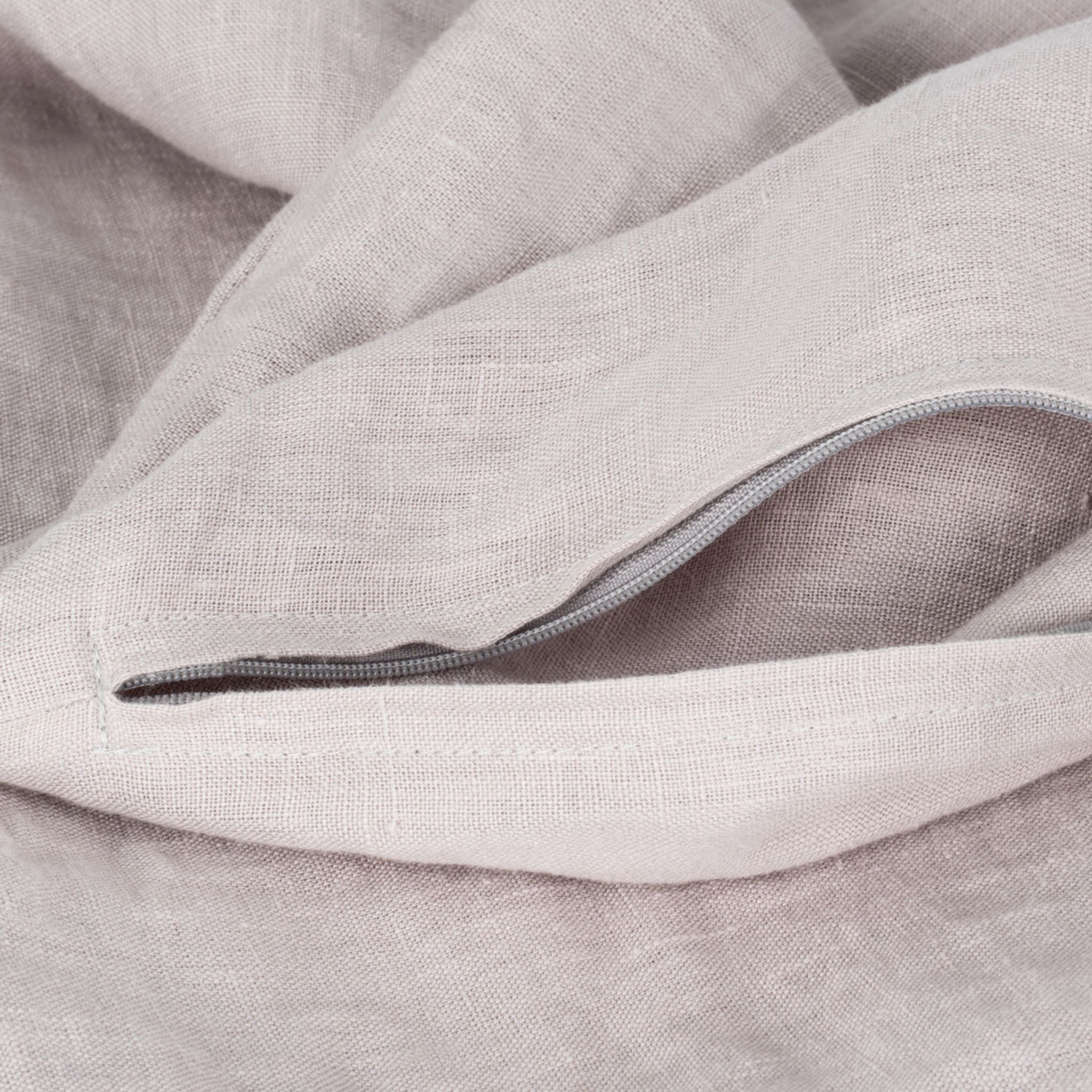 Pyntepude i hør - Sand - 50x70 cm