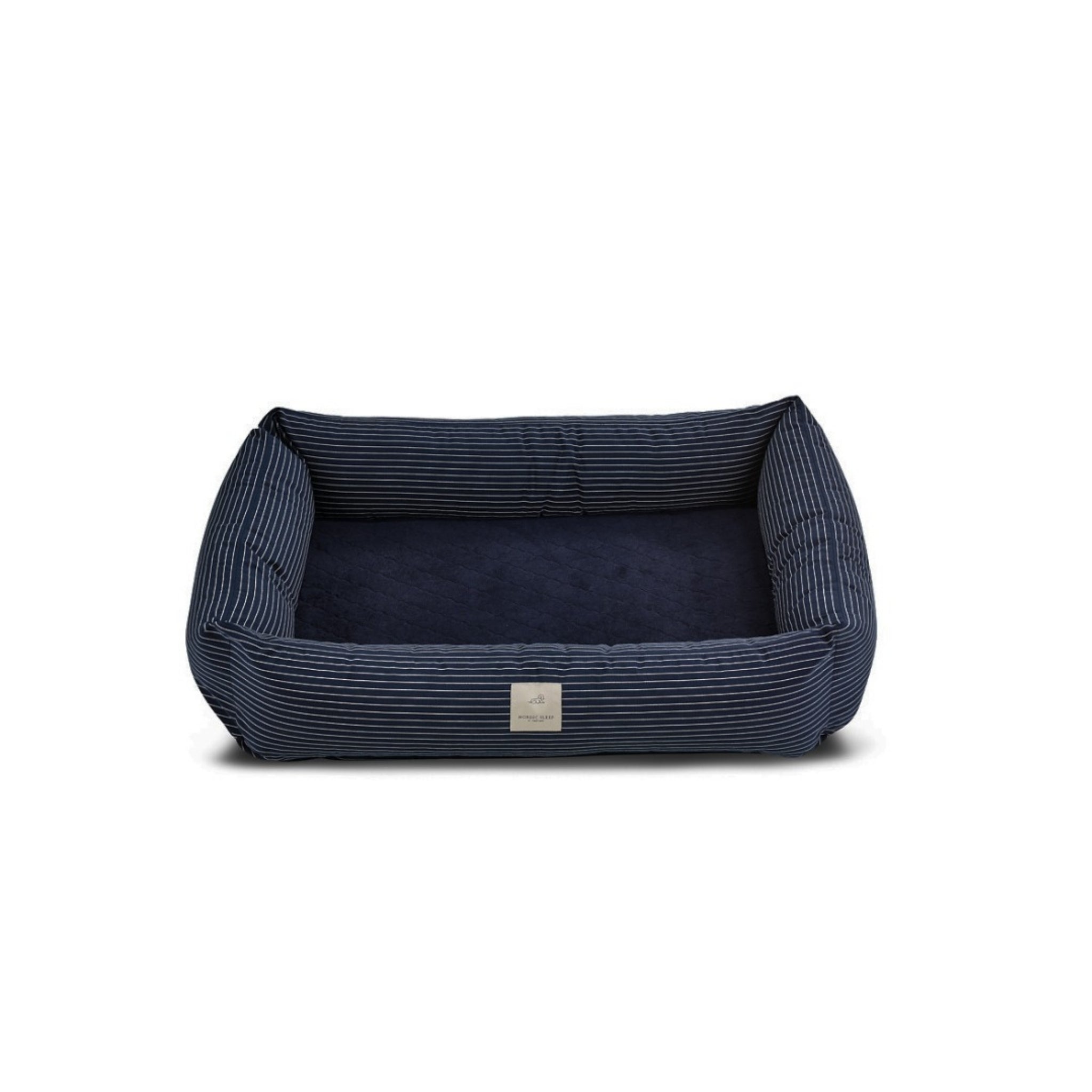 Nordic Sleep x Siccaro hundeseng - Navy Pinstripe - M