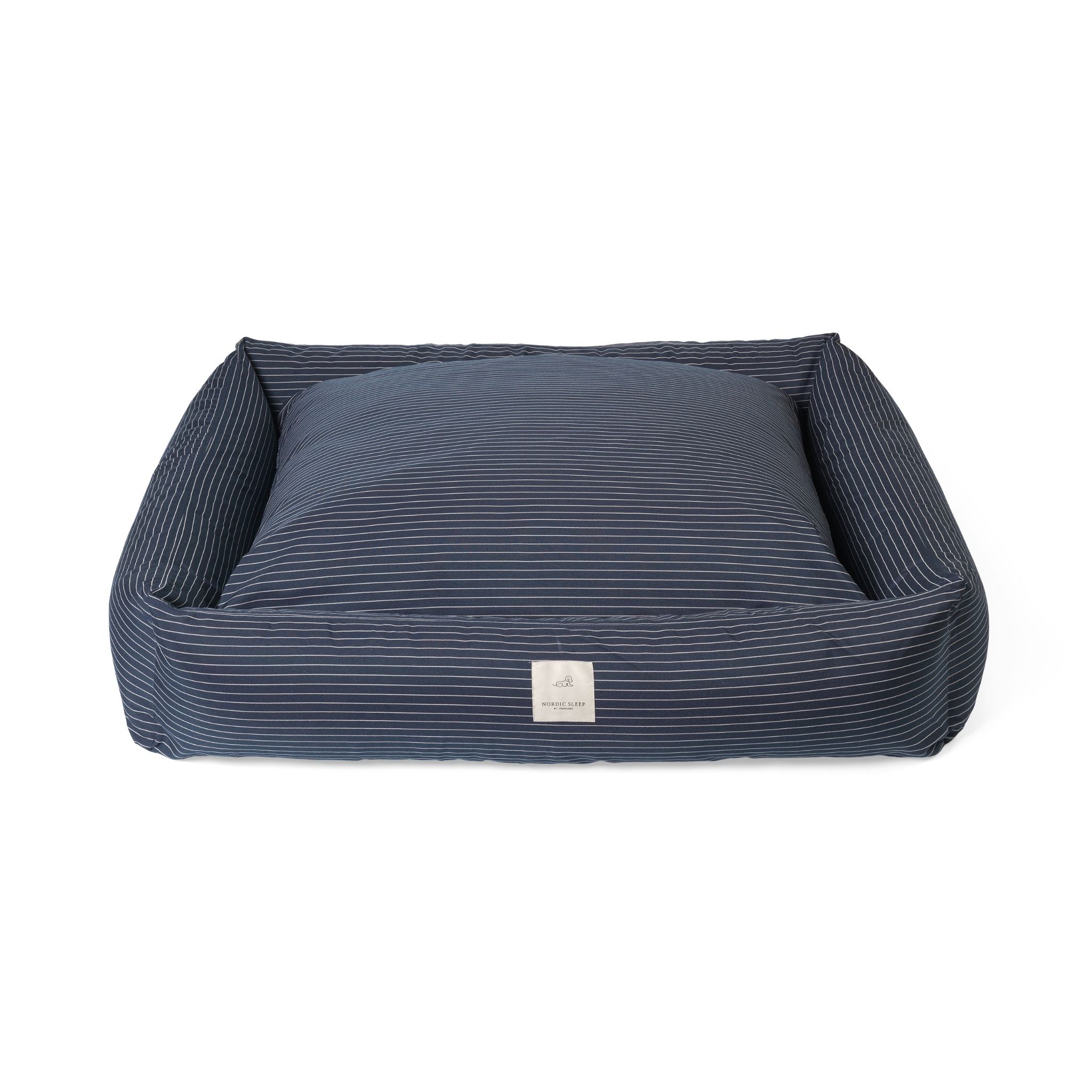 Hundeseng Navy pinstripe Medium - 70x90