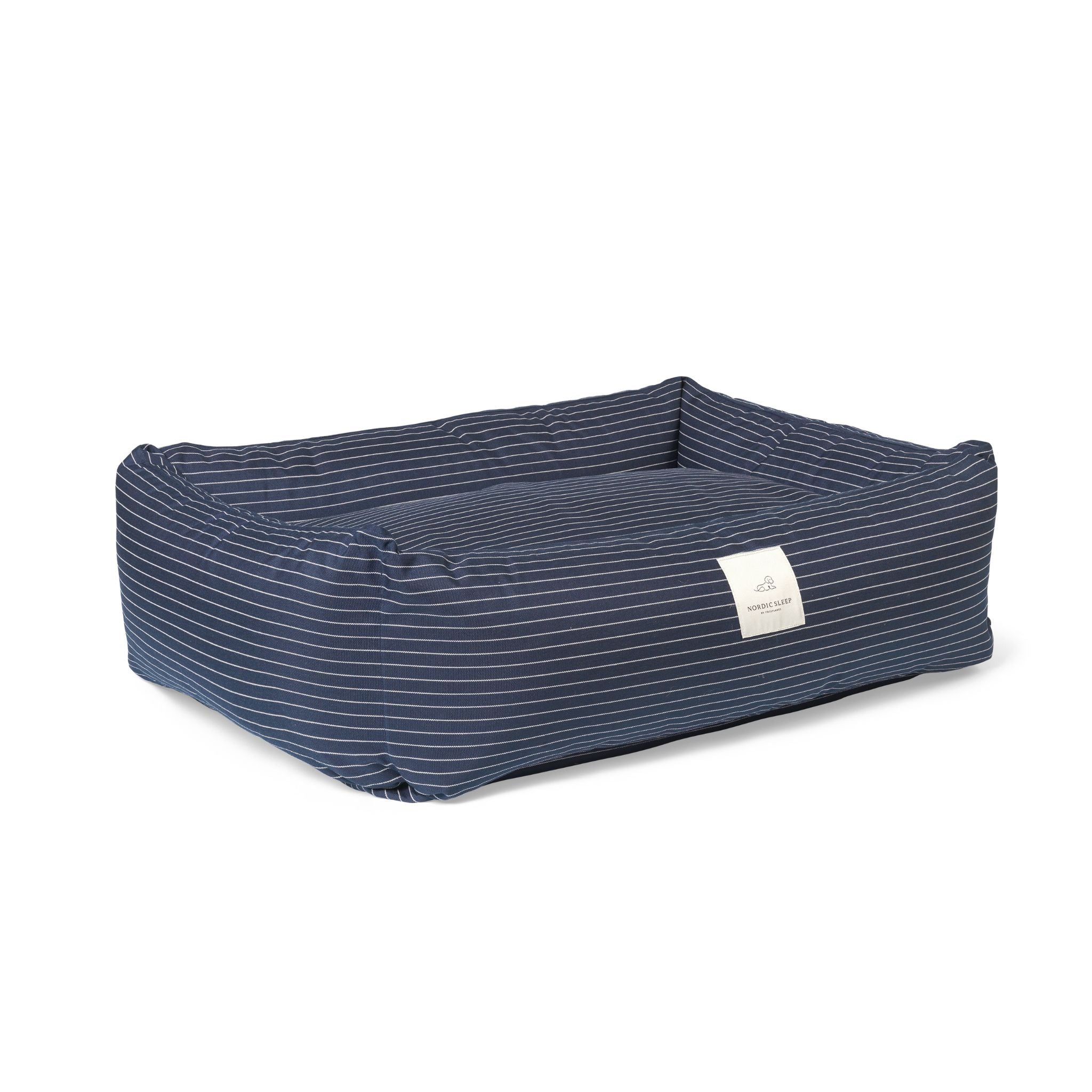 Hundeseng Navy pinstripe Small - 50x70