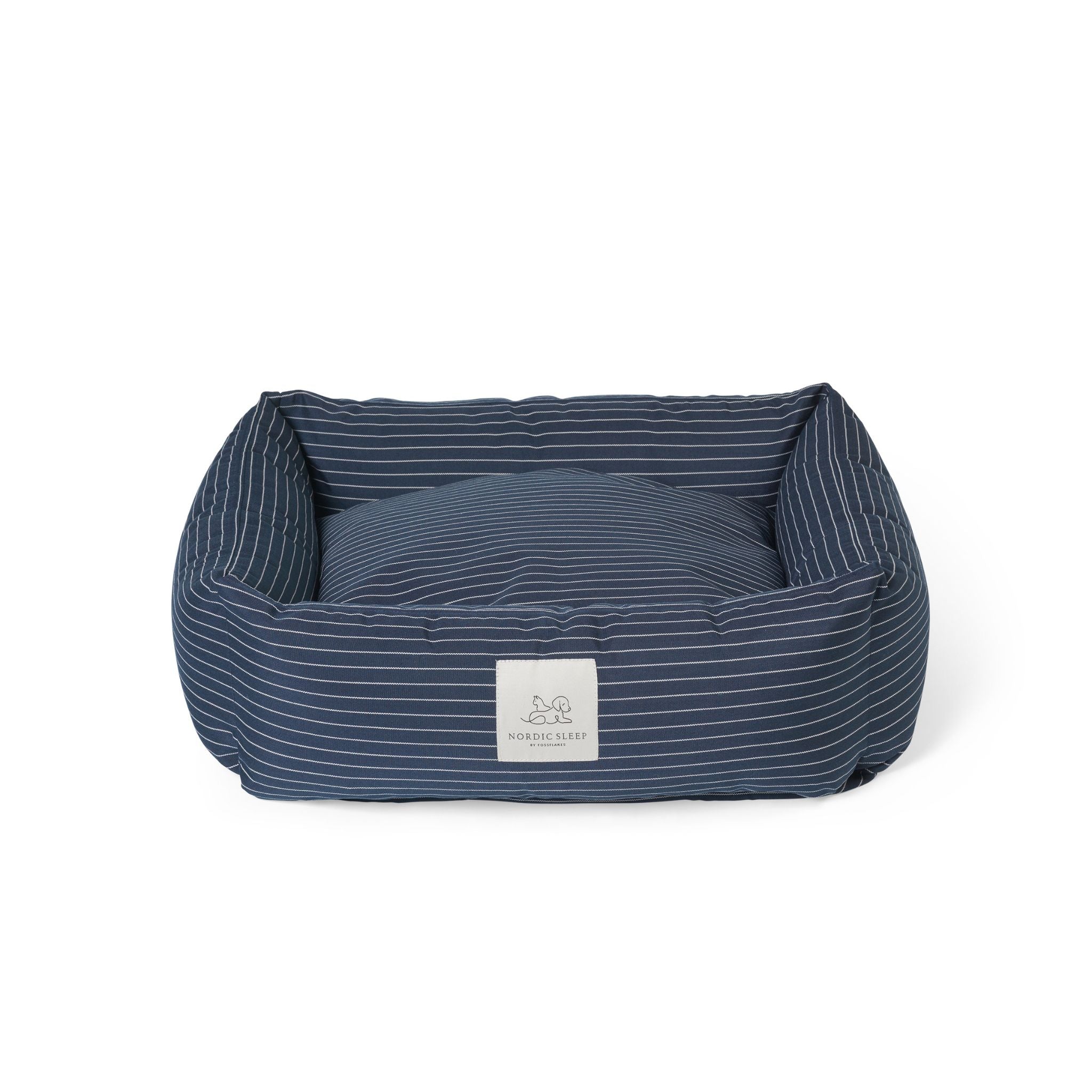 Hundeseng Navy pinstripe X-Small - 50x45