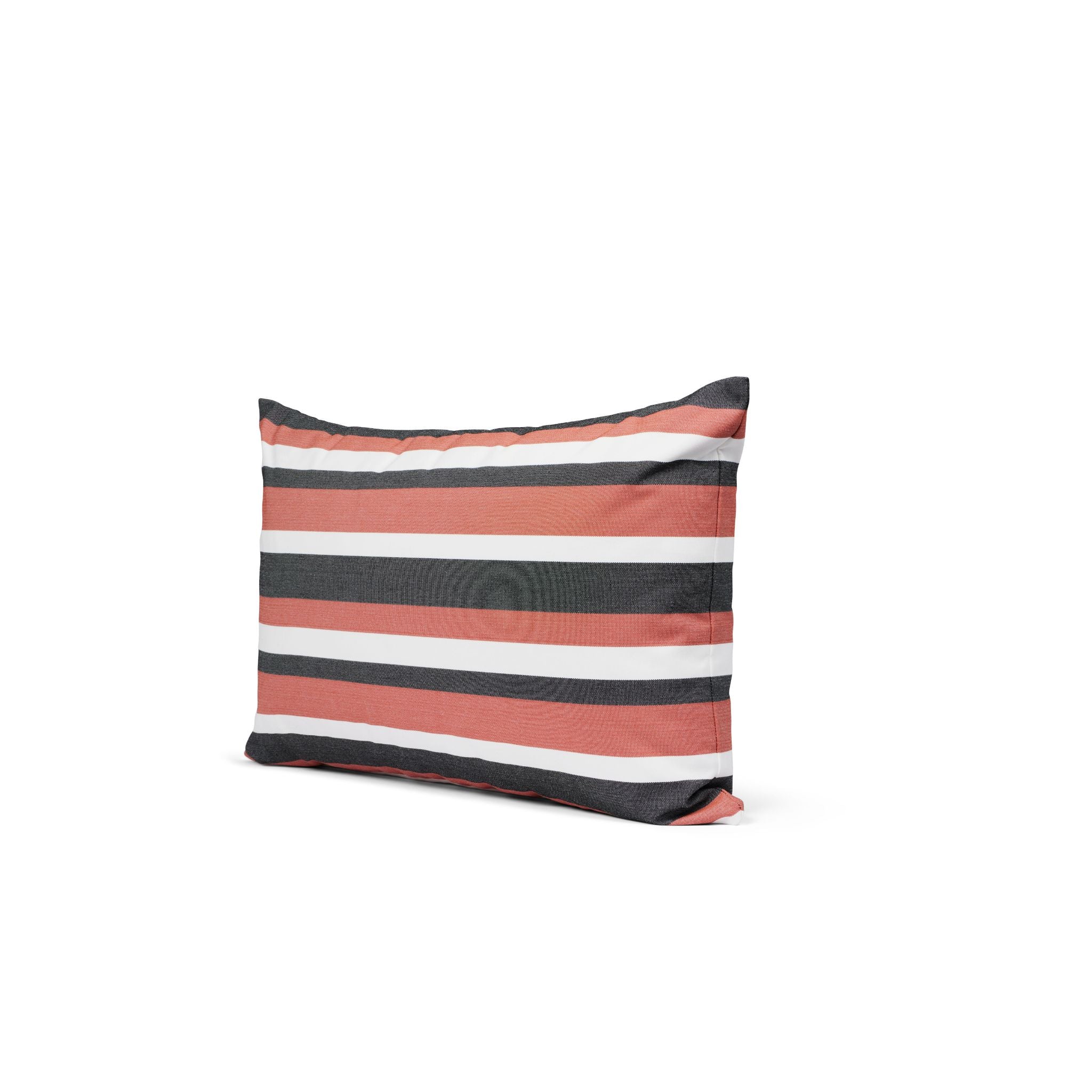 Udendørspude 40x60 - Terracotta/Grå stribet