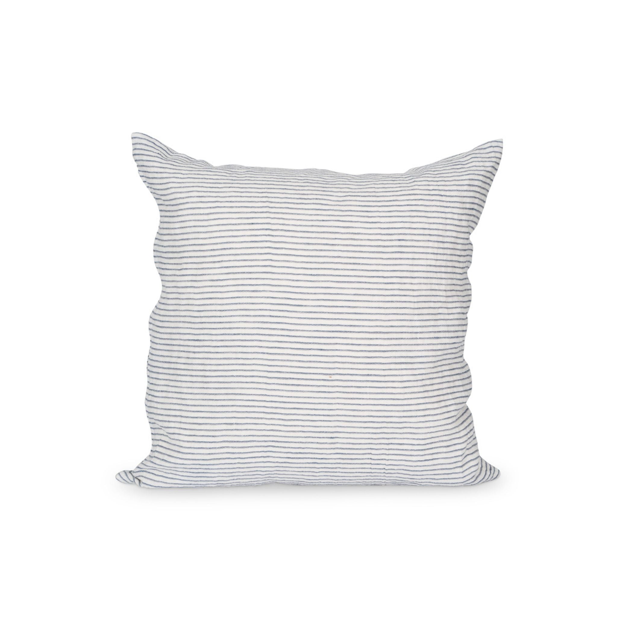 Pyntepude i hør - Stripe