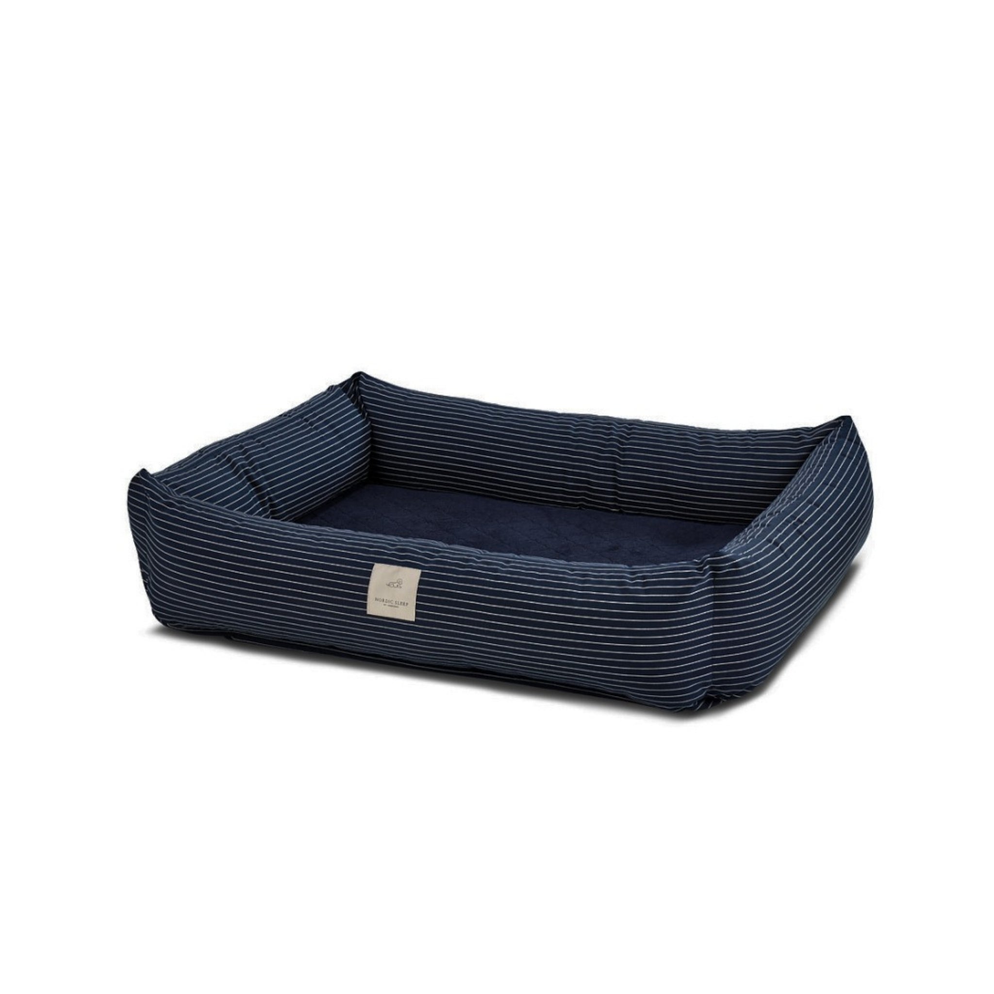 Nordic Sleep x Siccaro hundeseng - Navy Pinstripe - M
