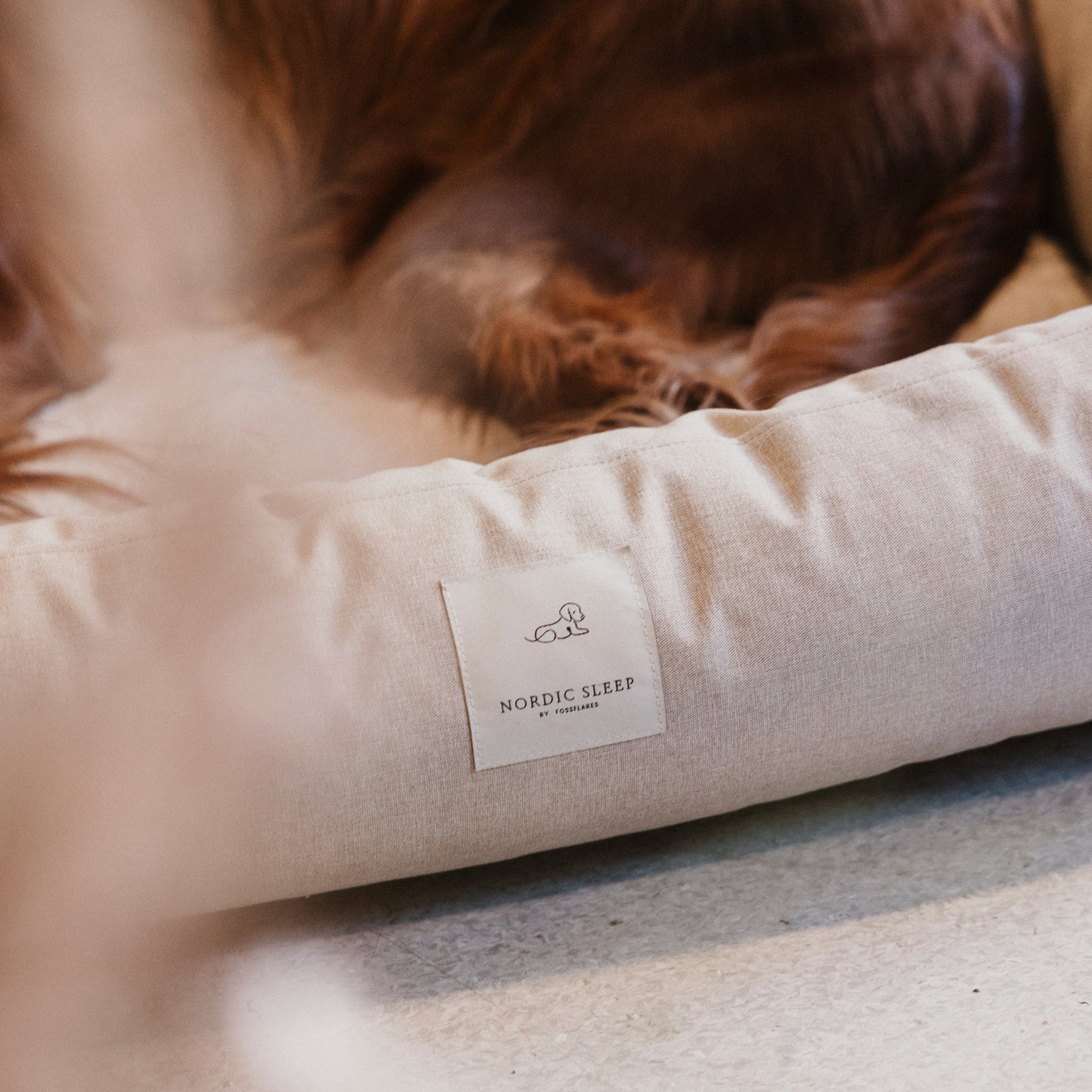 Nordic Sleep x Siccaro hundeseng - Sand/Beige - M
