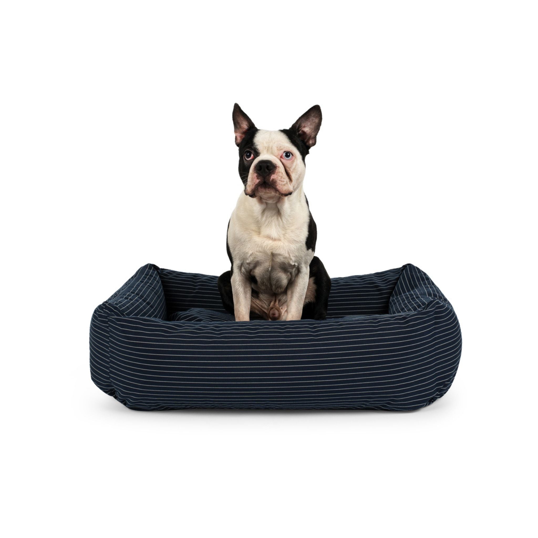 Hundeseng Navy pinstripe Small - 50x70