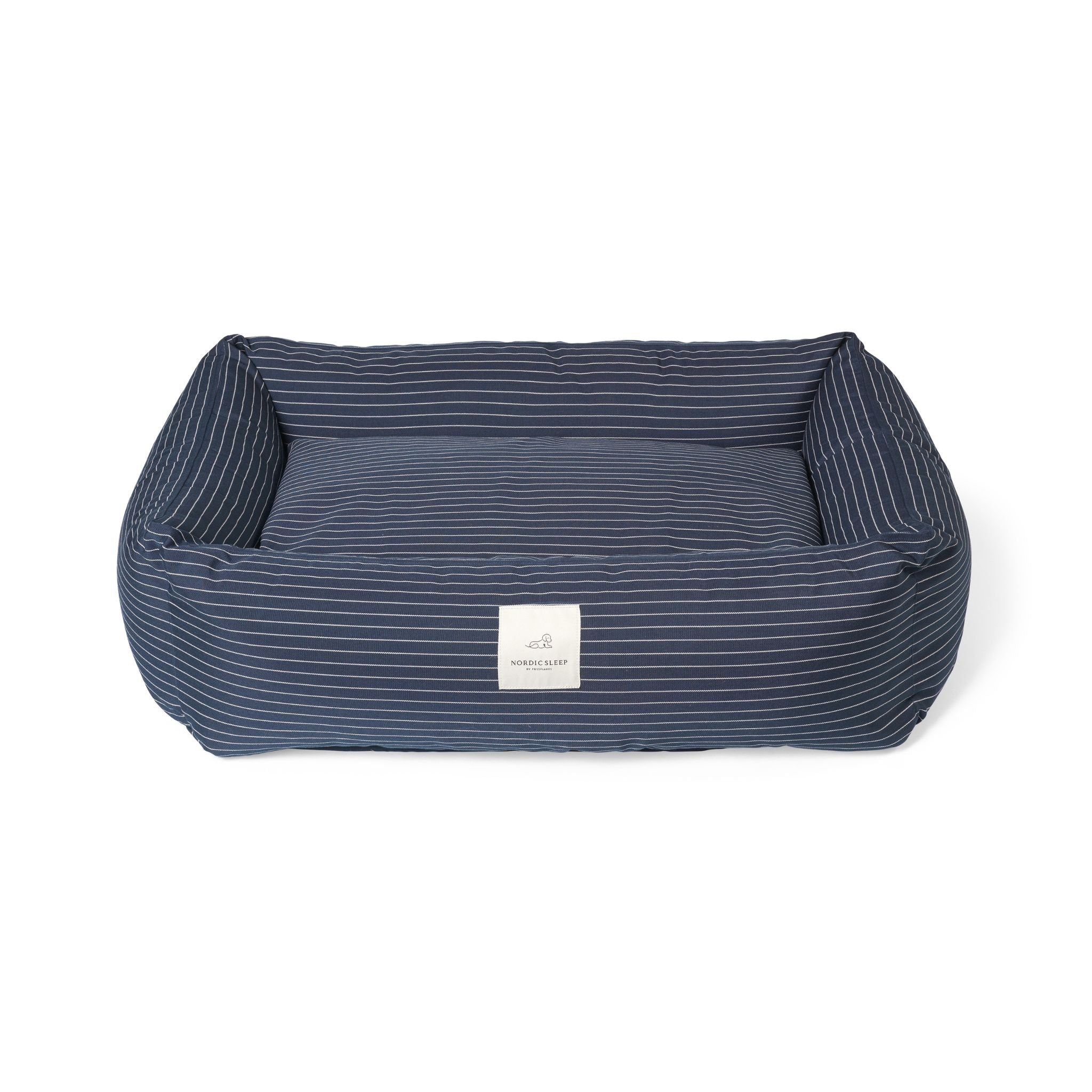 Hundeseng Navy pinstripe Small - 50x70